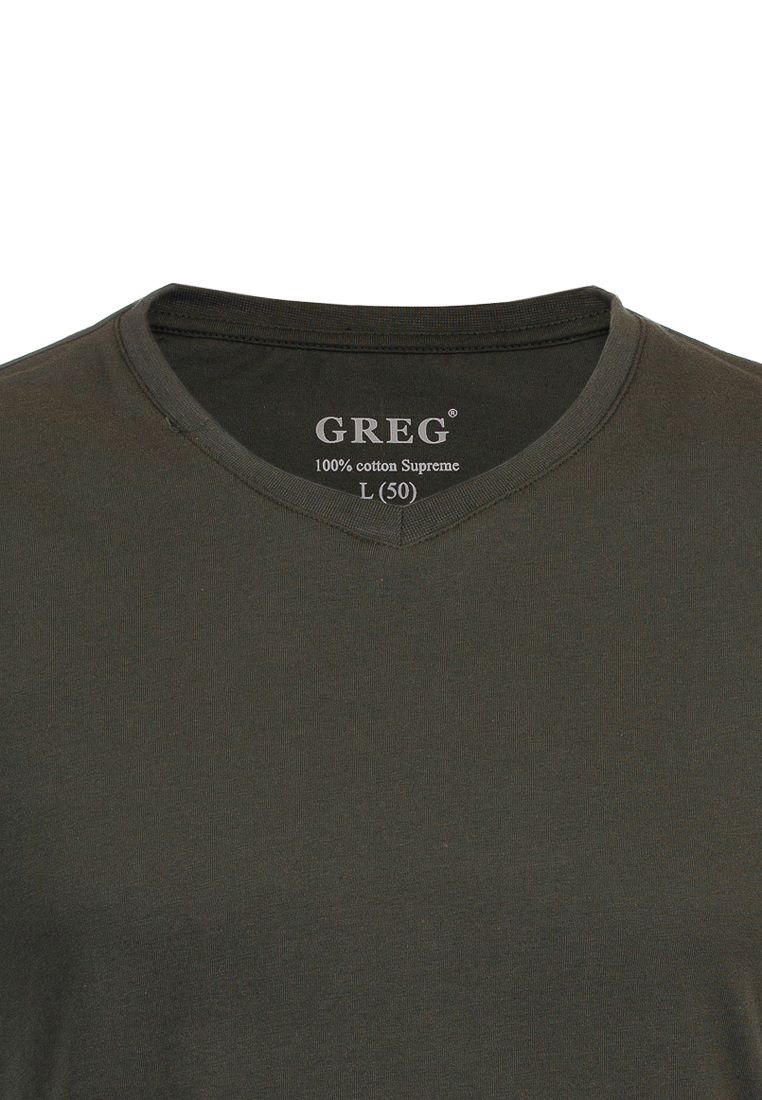 TS524V (хаки) Футболка мужская короткий рукав