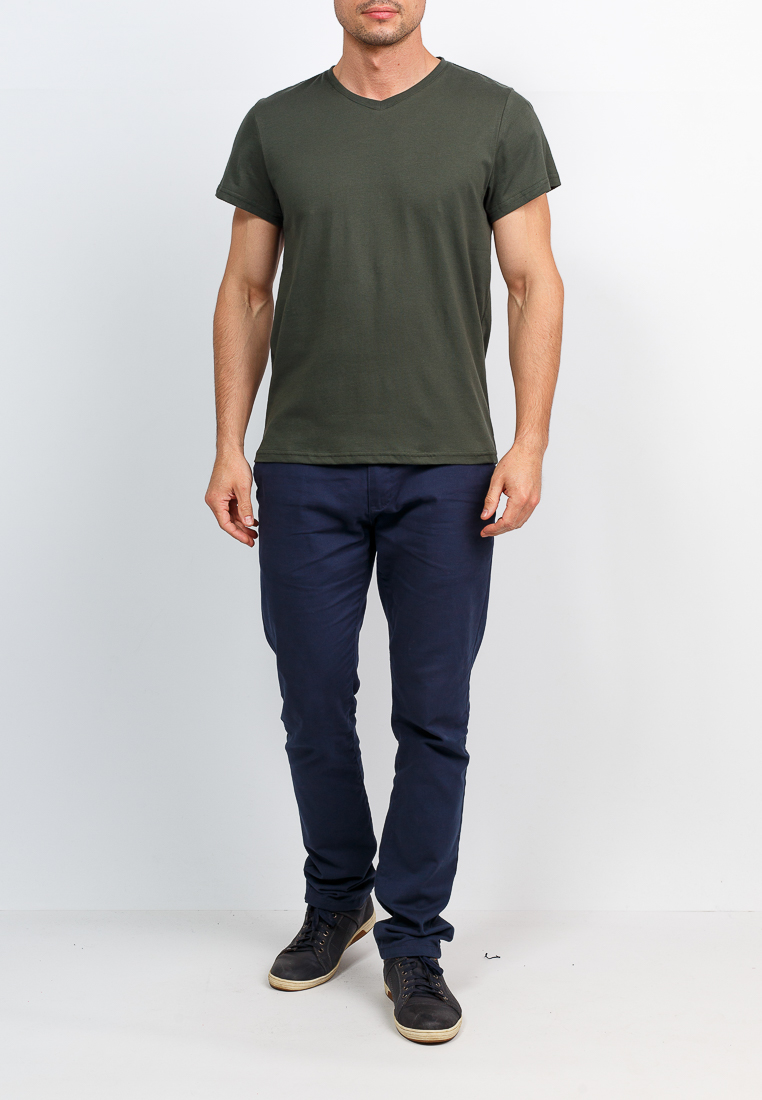 TS524V (хаки) Футболка мужская короткий рукав