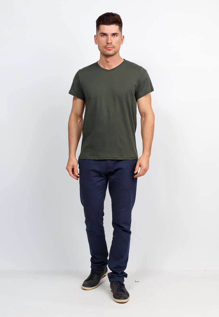 TS524V (хаки) Футболка мужская короткий рукав