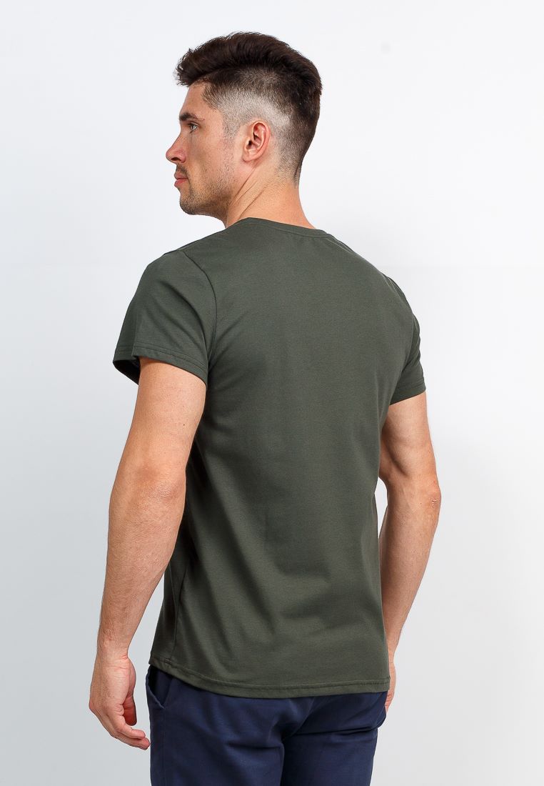 TS524V (хаки) Футболка мужская короткий рукав