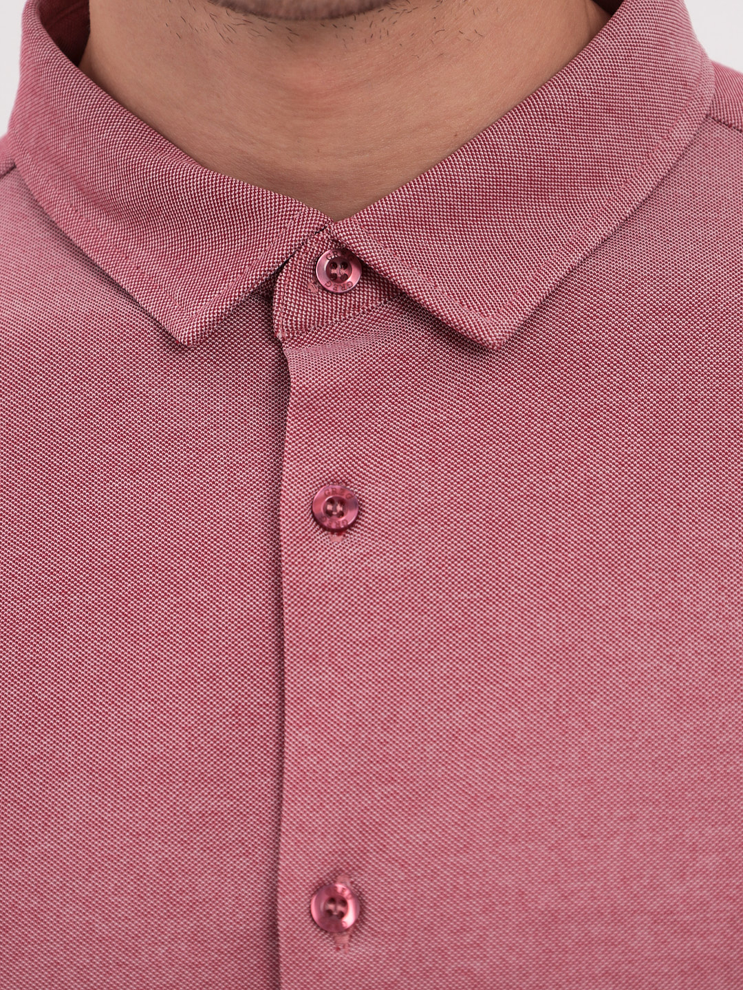 G148-RH03-26 (бордо) Батник мужской трикотажный