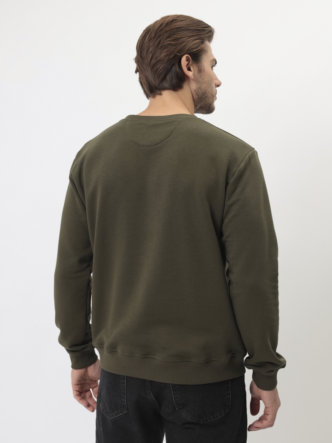 G121-OZ03-38 (хаки) Свитшот мужской