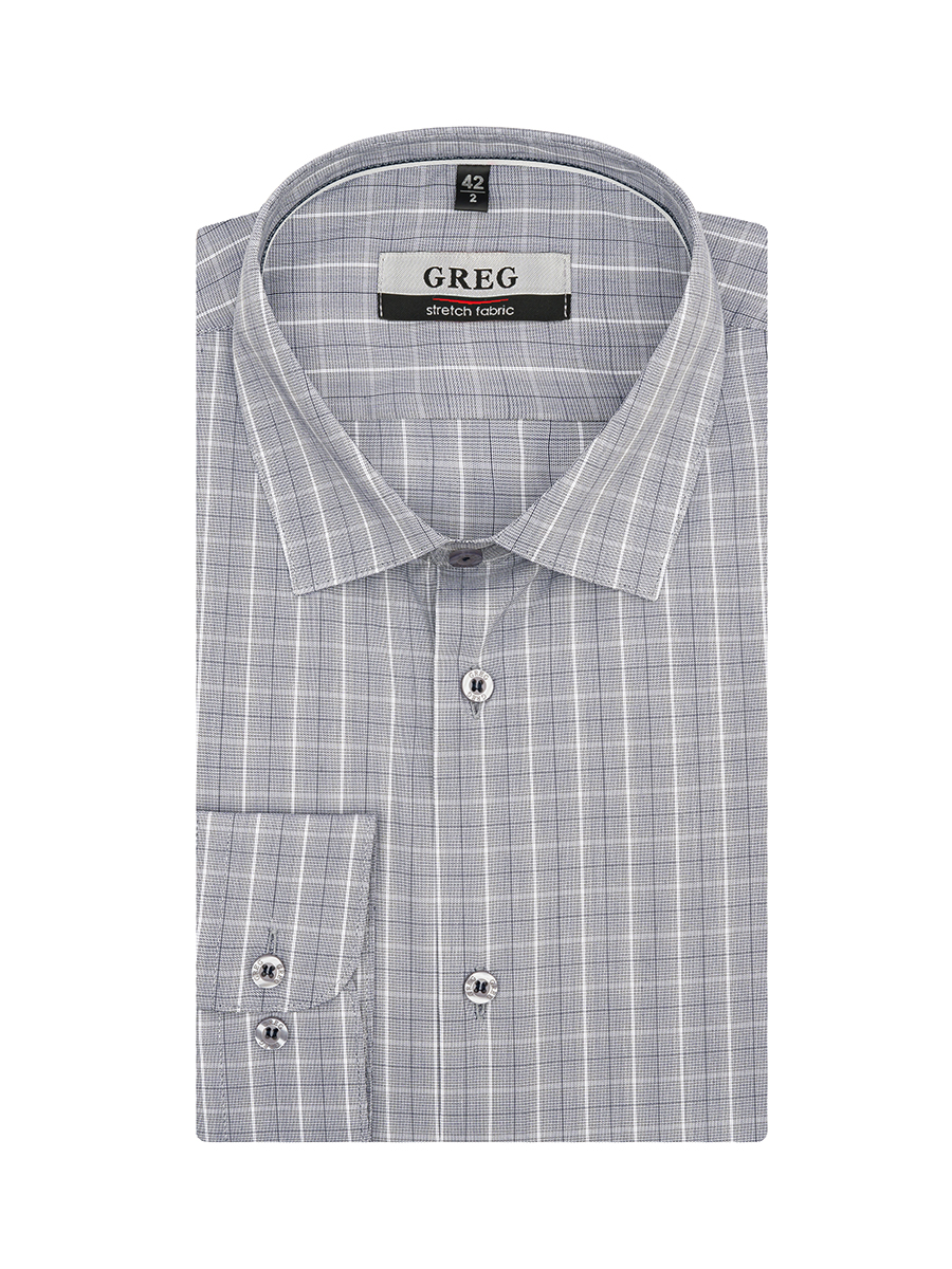 335/238/180/ZN/1p STRETCH Сорочка мужская длинный рукав