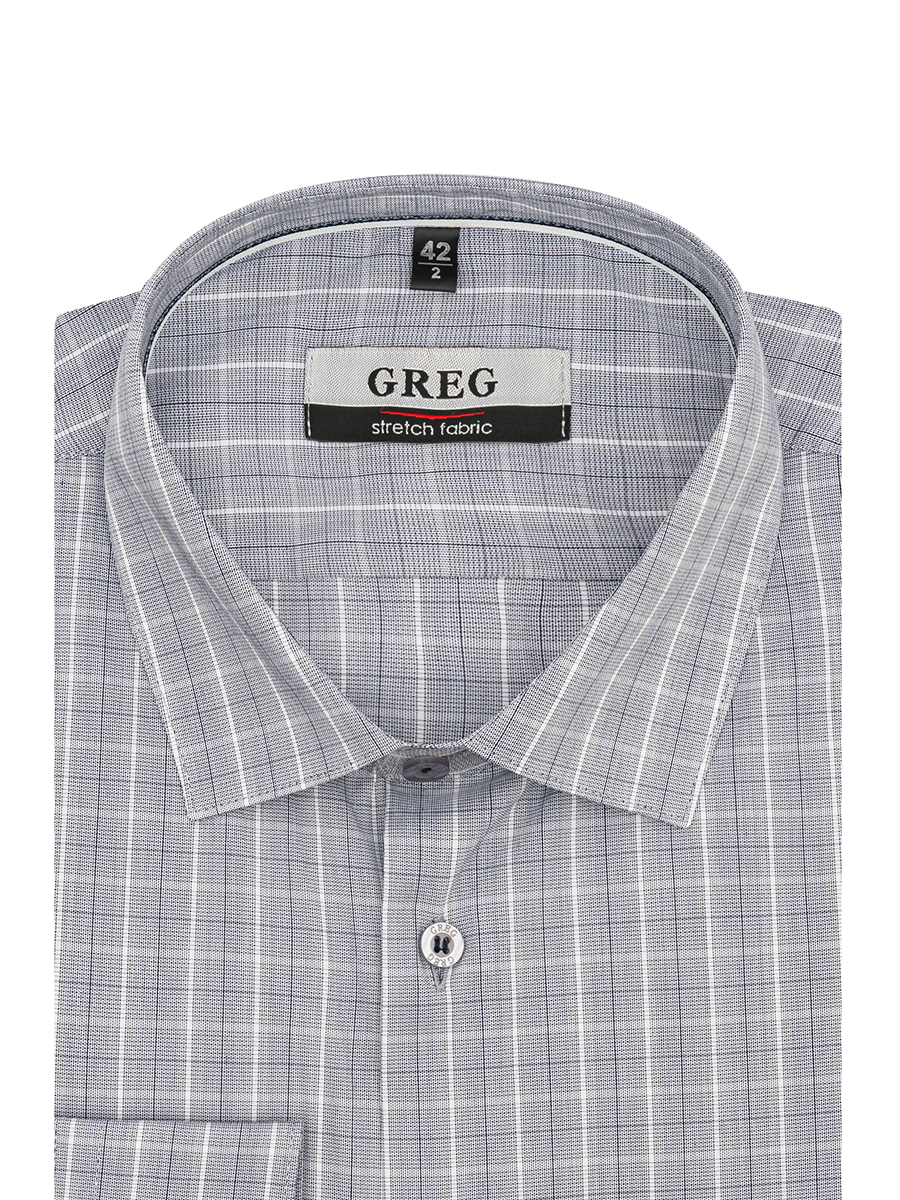 335/238/180/ZN/1p STRETCH Сорочка мужская длинный рукав