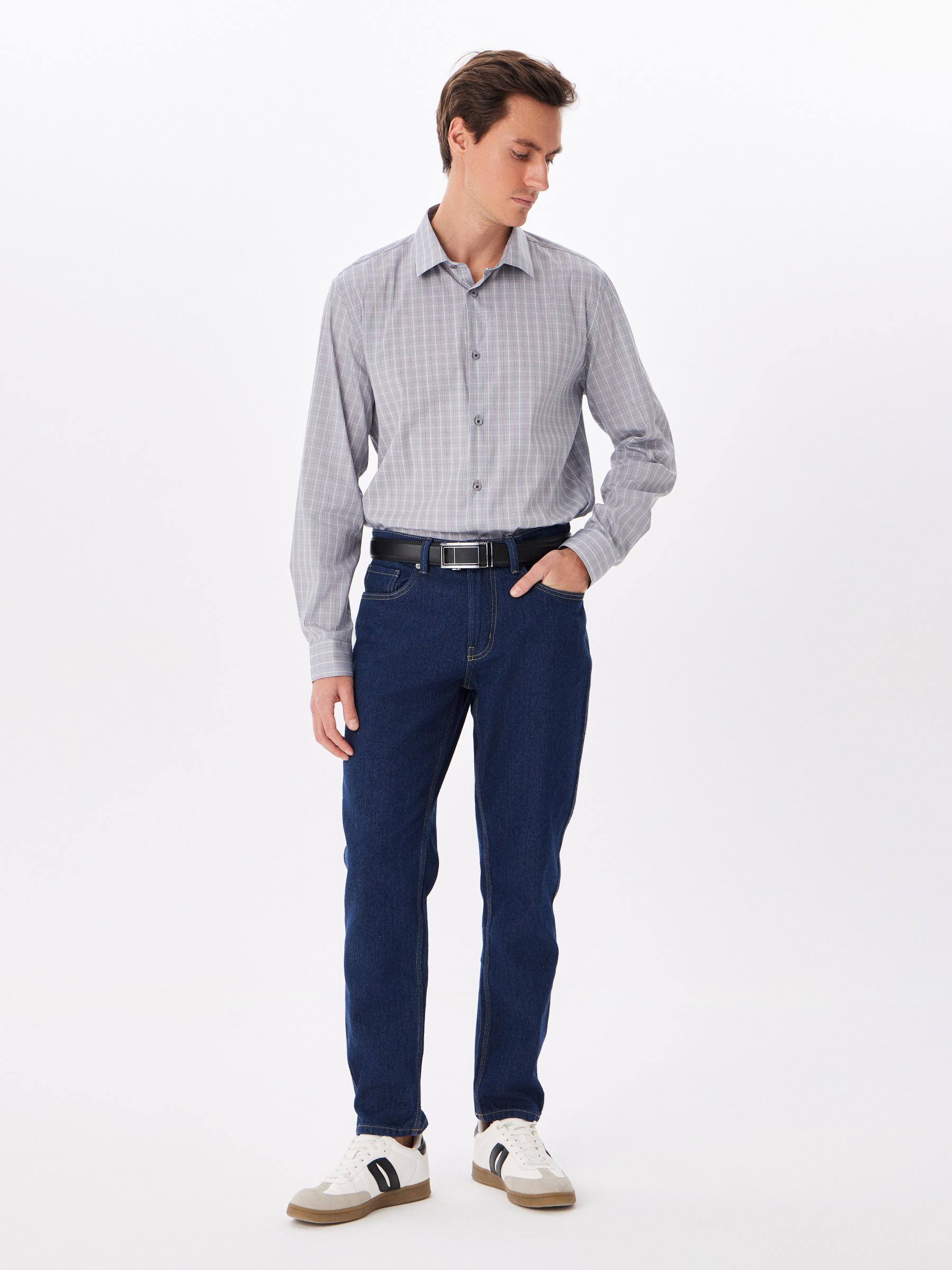 335/238/180/ZN/1p STRETCH Сорочка мужская длинный рукав