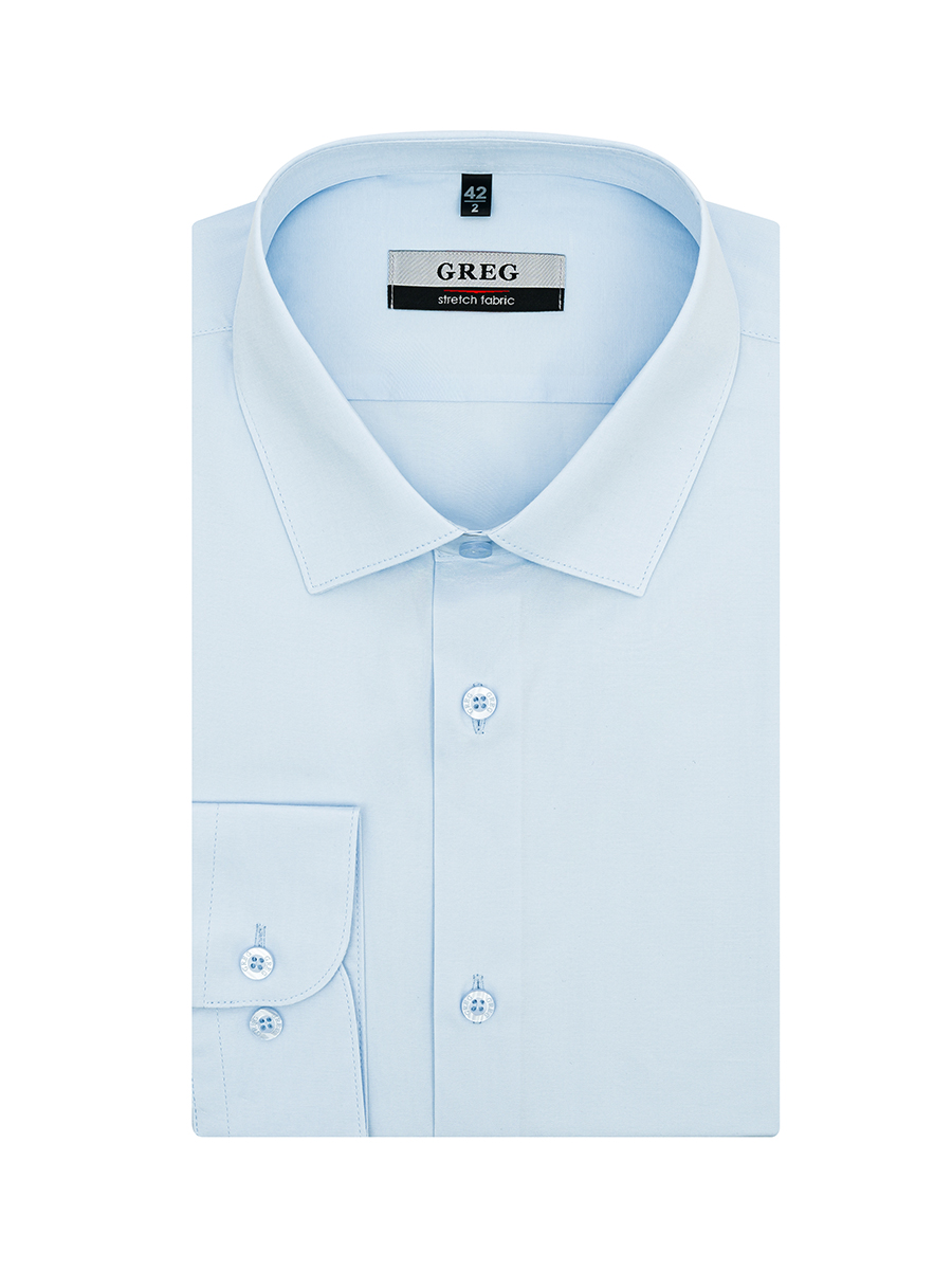 210/237/BL/ZVN STRETCH Сорочка мужская длинный рукав