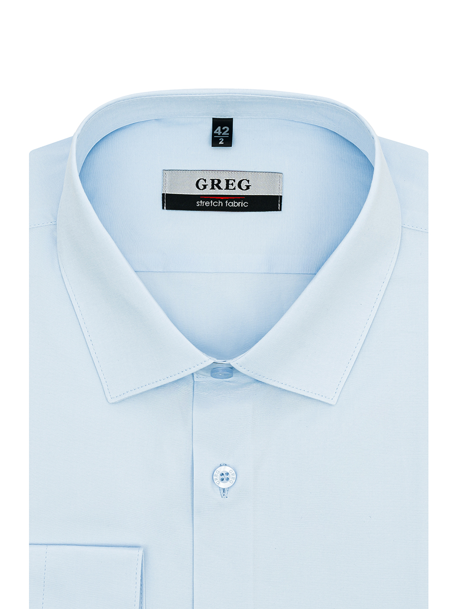 210/237/BL/ZVN STRETCH Сорочка мужская длинный рукав