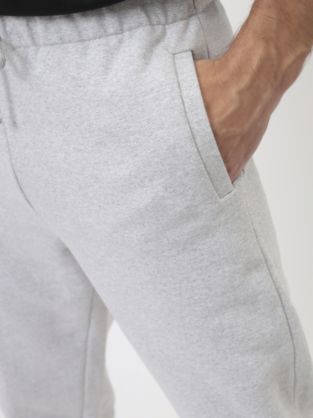 G-TRK-001K-св.-серый.м Брюки мужские трикотажные