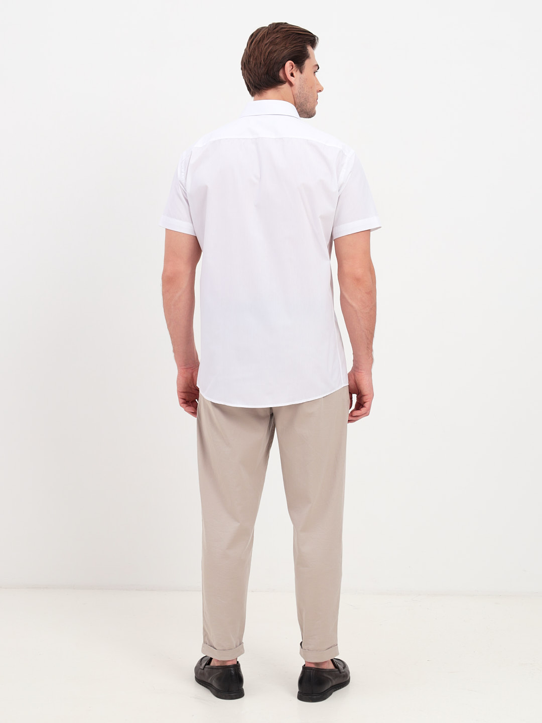 100/209/WH/Z/10p Сорочка мужская короткий рукав