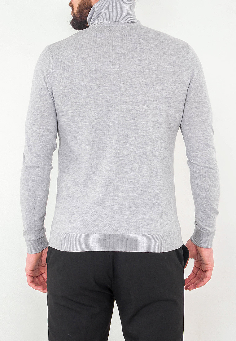 G123-30018 (св.серый меланж) Джемпер мужской