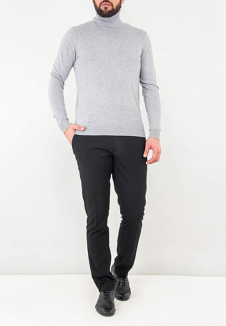 G123-30018 (св.серый меланж) Джемпер мужской