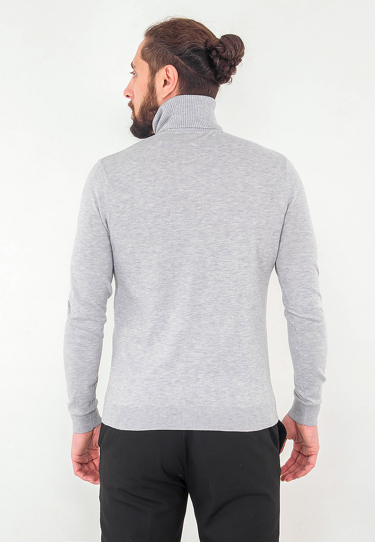 G123-30018 (св.серый меланж) Джемпер мужской