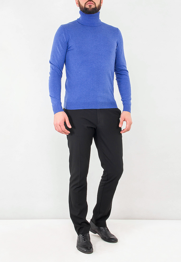 G123-145315 (св.голуб.меланж) Джемпер мужской