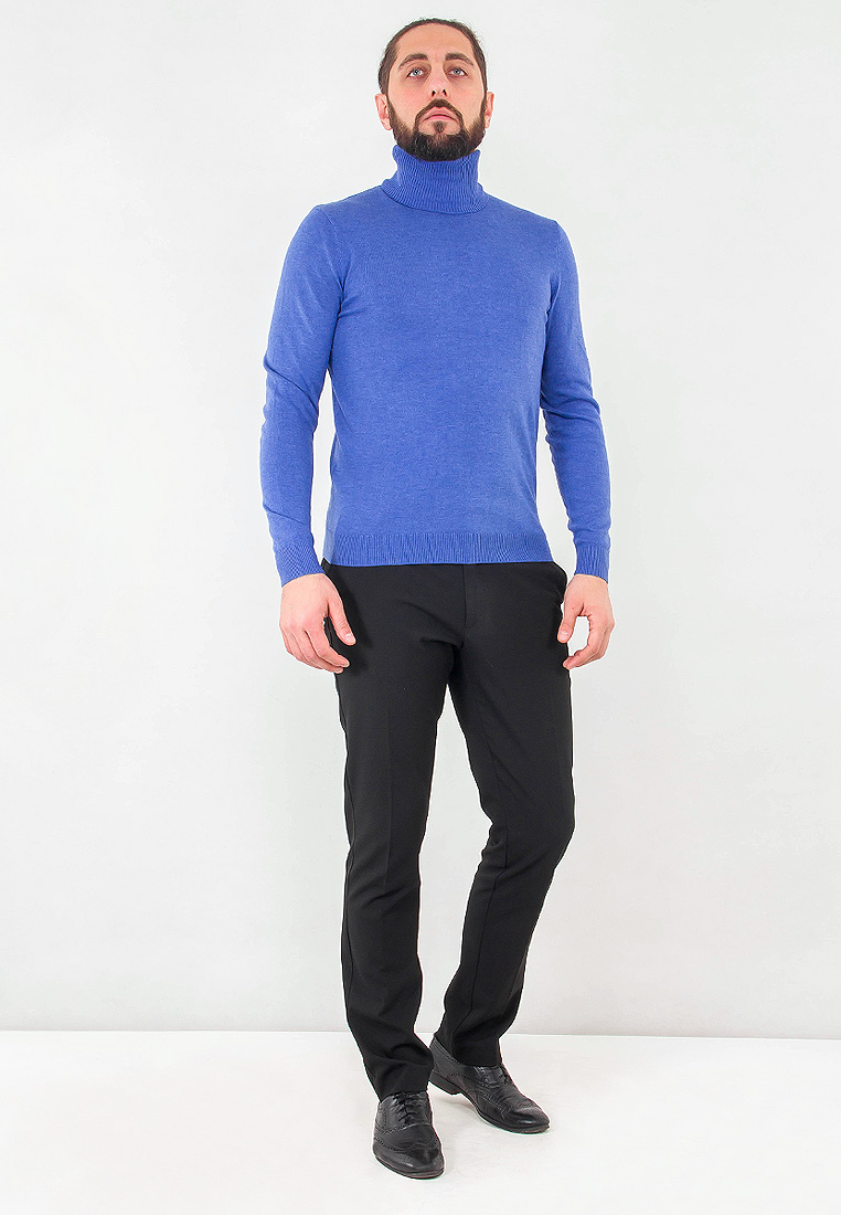 G123-145315 (св.голуб.меланж) Джемпер мужской