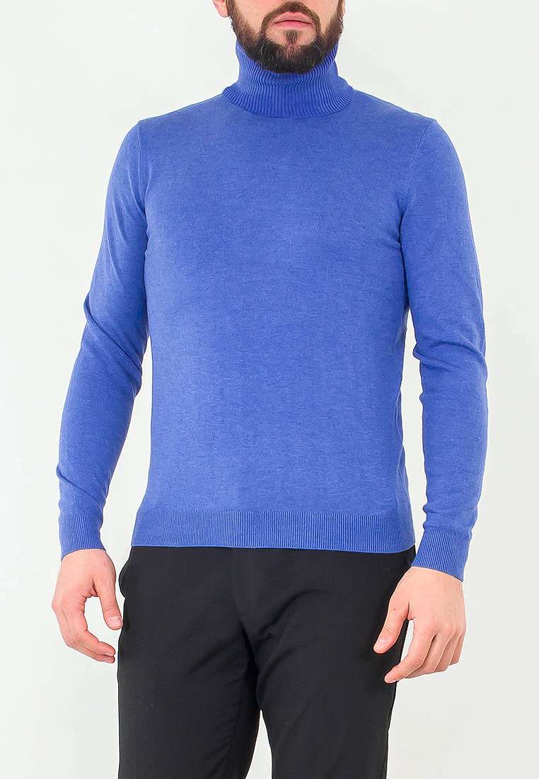 G123-145315 (св.голуб.меланж) Джемпер мужской