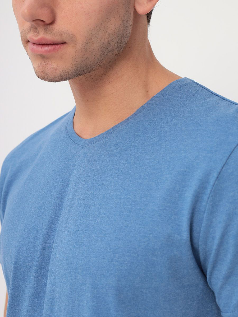 G145-KM-UT057 (св.джинс м.) Футболка мужская короткий рукав