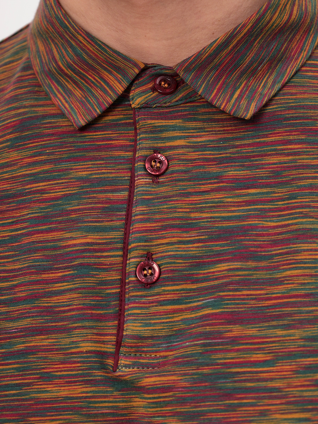 G144-KM1246-OR1059 (бордо) Джемпер мужской с воротником поло короткий рукав