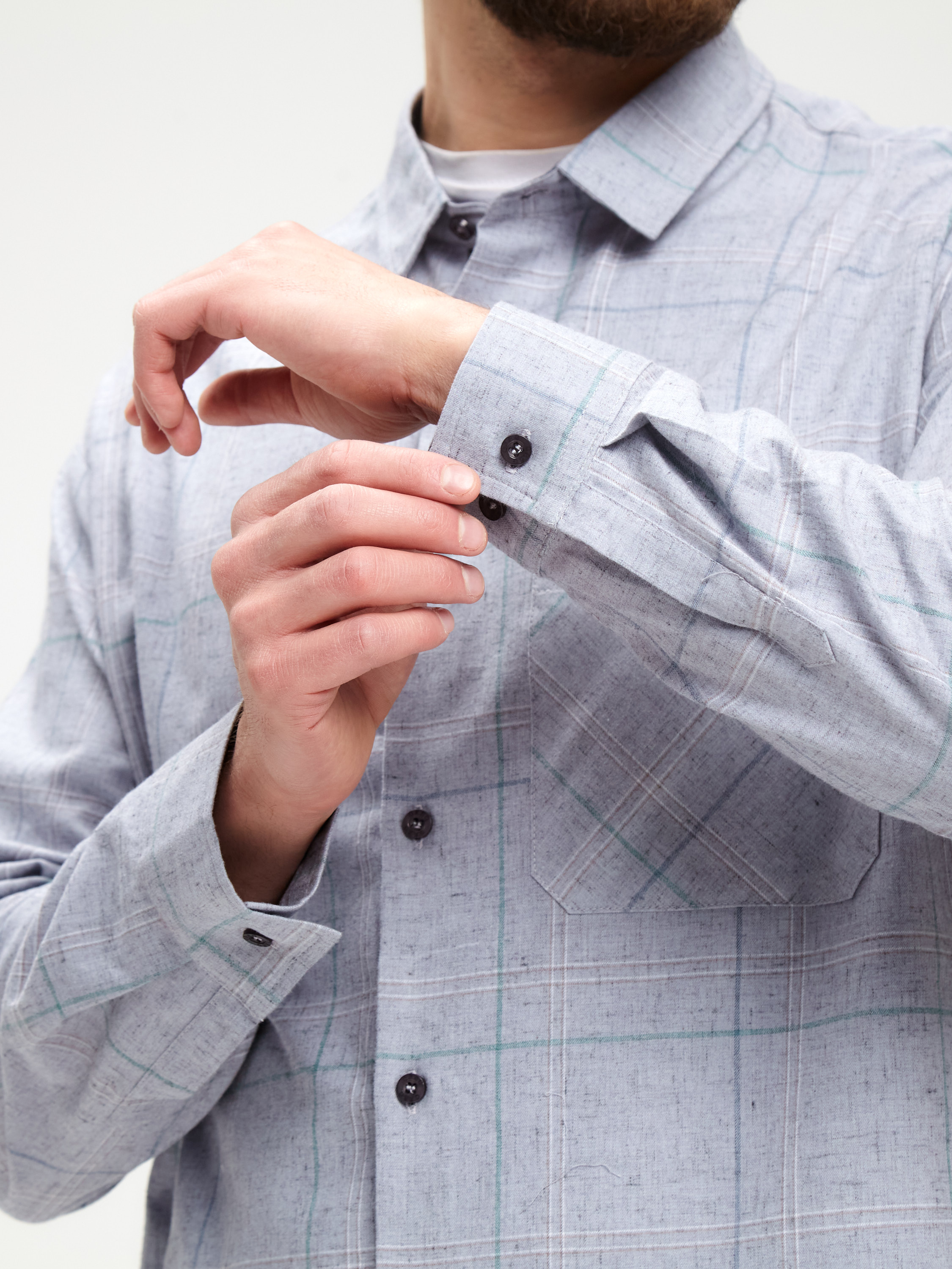 S345/111/4601/P/1 Сорочка мужская длинный рукав