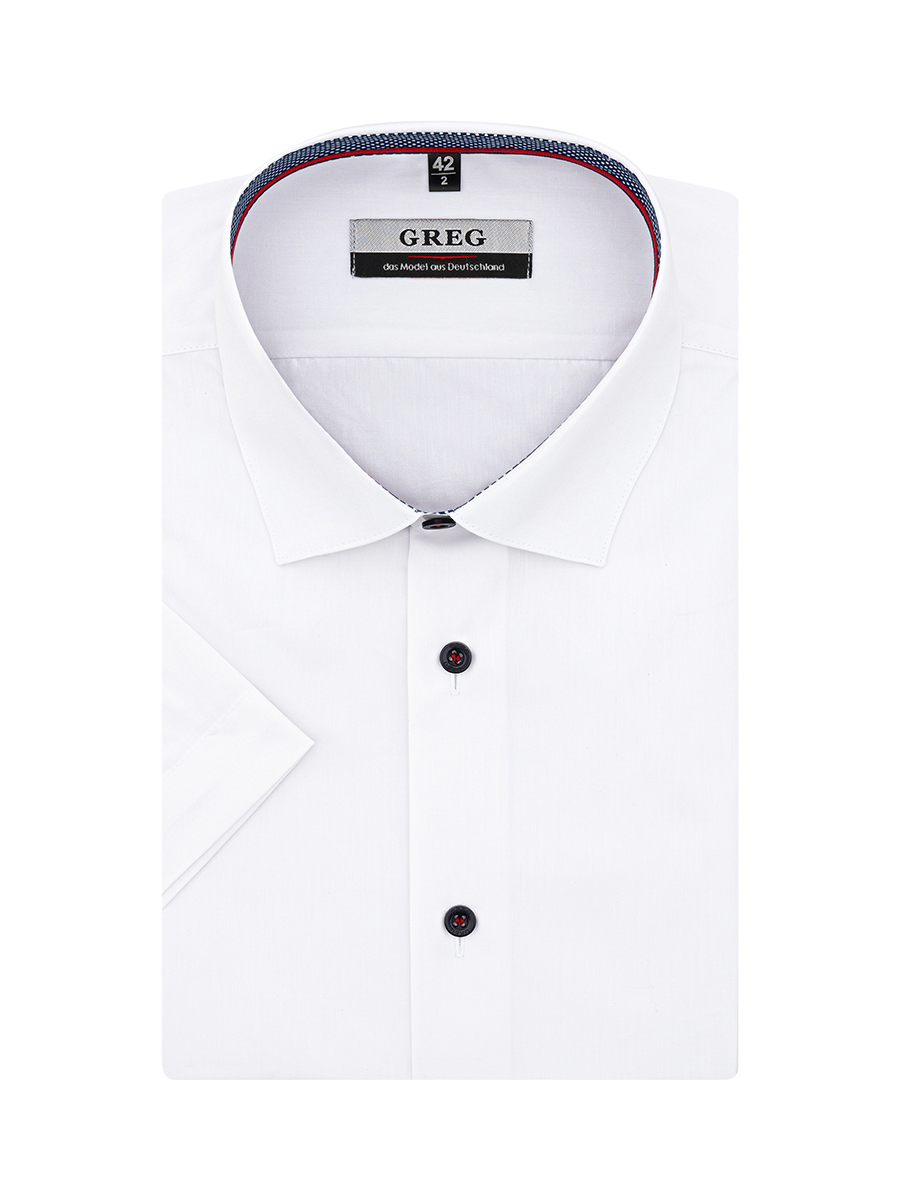 100/209/WH/ZV/8p Сорочка мужская короткий рукав