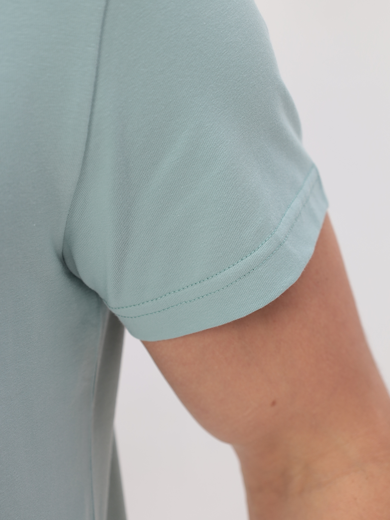 G145-KO-SA-S5123 (ментол) Футболка мужская короткий рукав