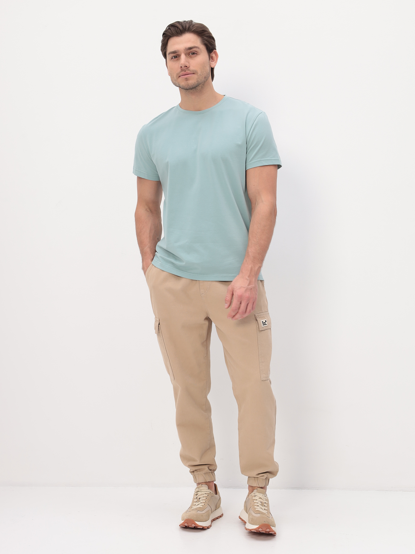 G145-KO-SA-S5123 (ментол) Футболка мужская короткий рукав