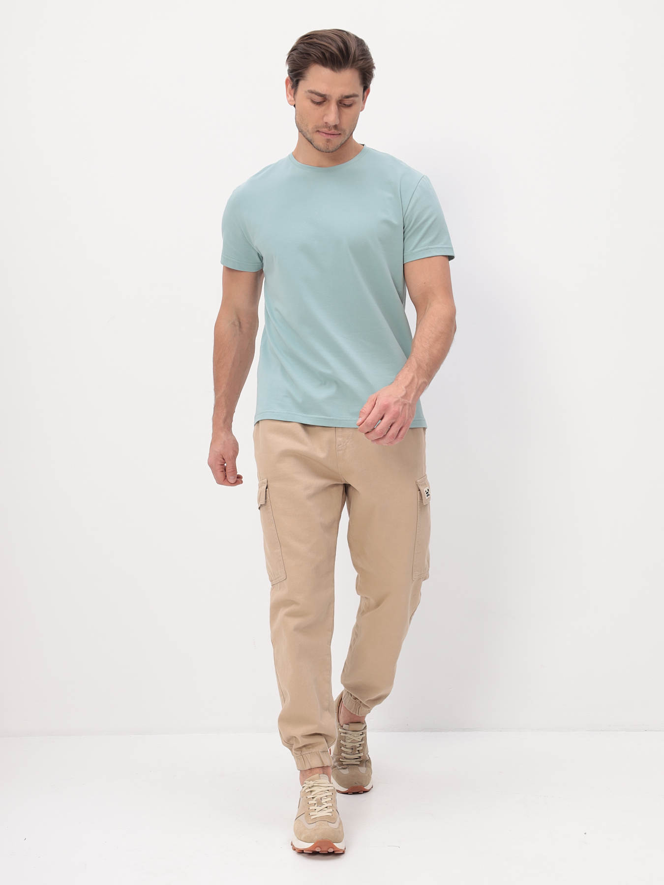 G145-KO-SA-S5123 (ментол) Футболка мужская короткий рукав