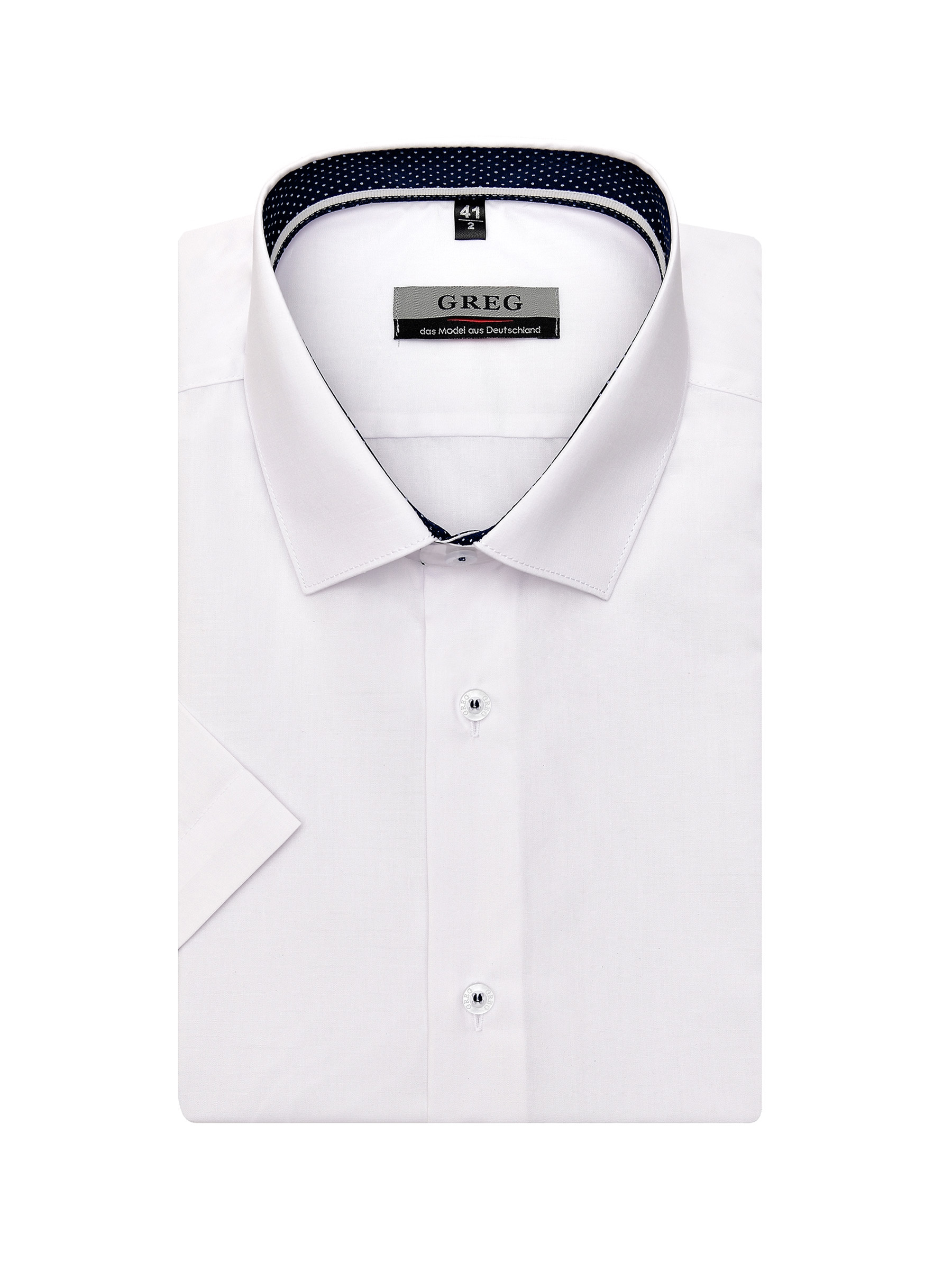 100/209/WH/Z/1p Сорочка мужская короткий рукав