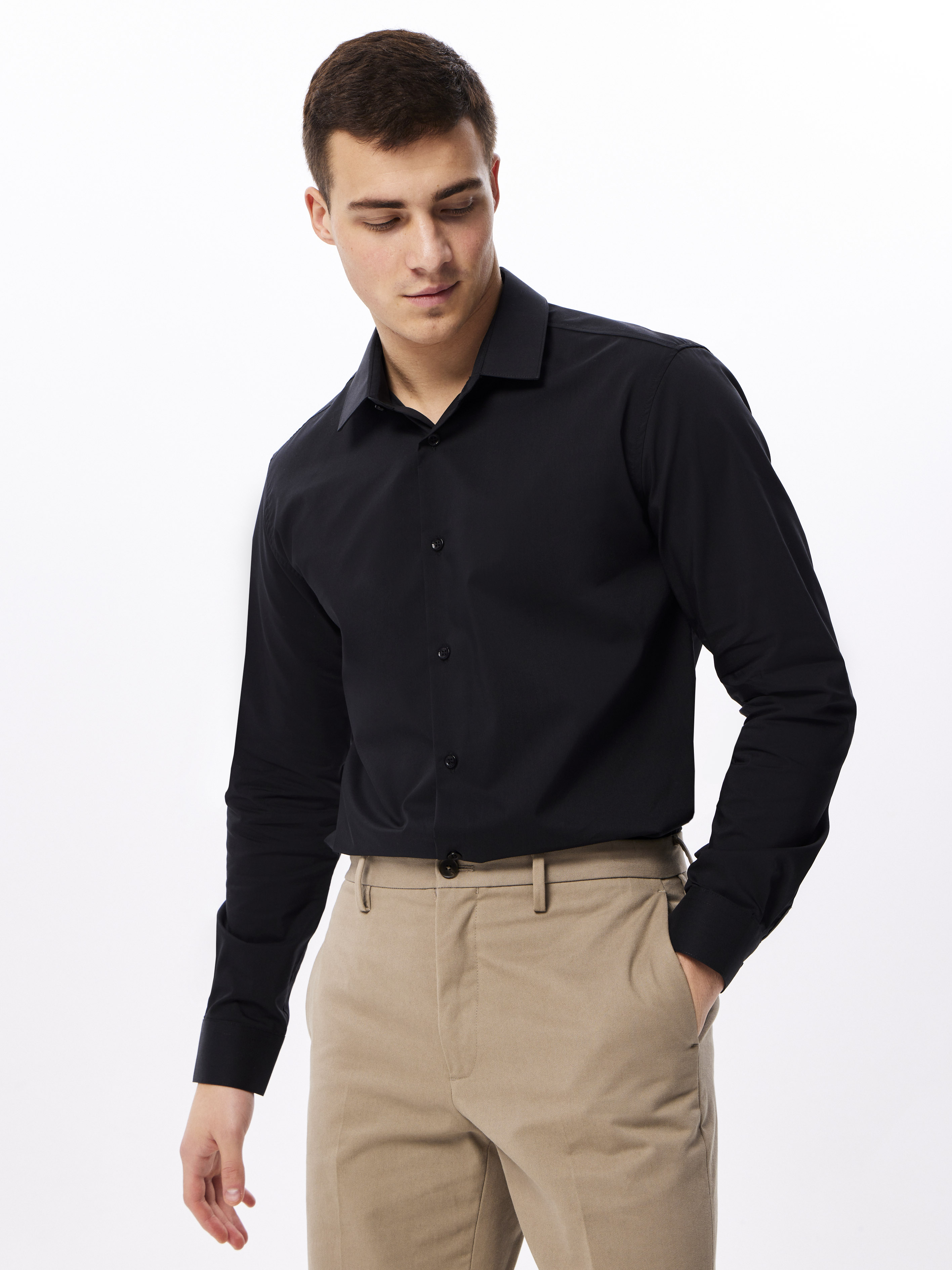 340/238/NB/SZR STRETCH Сорочка мужская длинный рукав