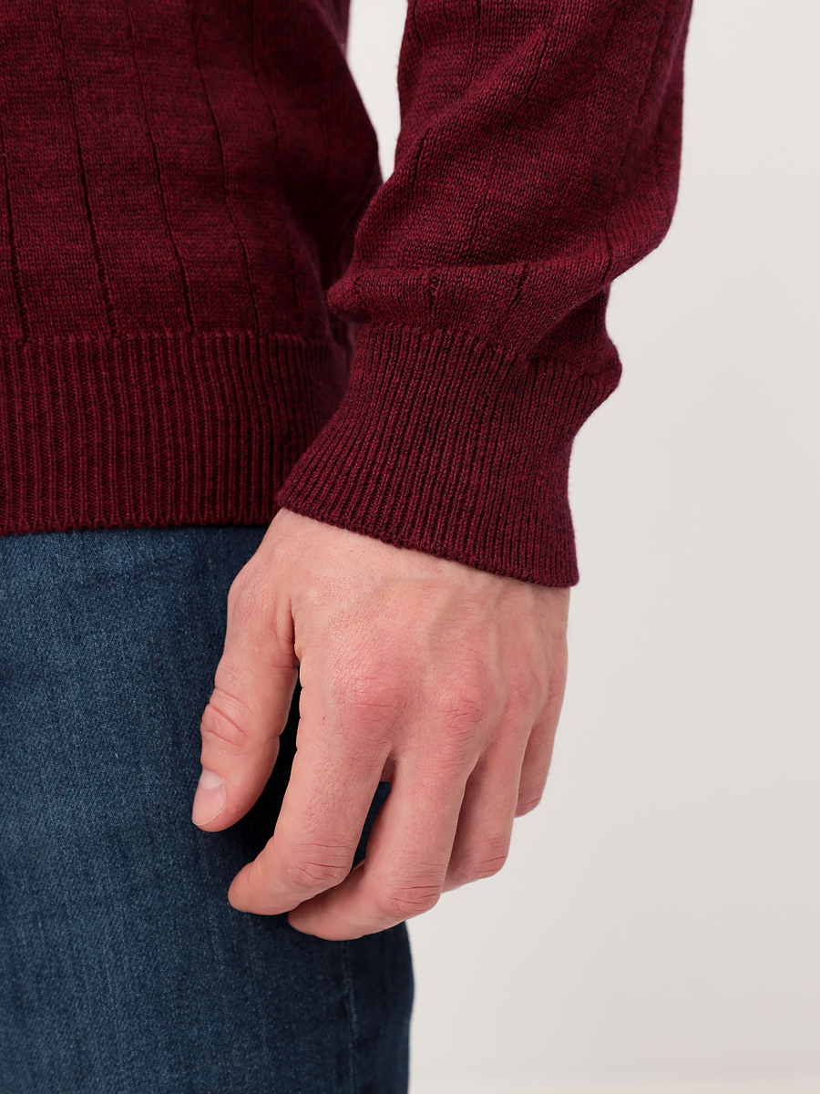 G121-35237-лапша (бордо м.) Джемпер мужской