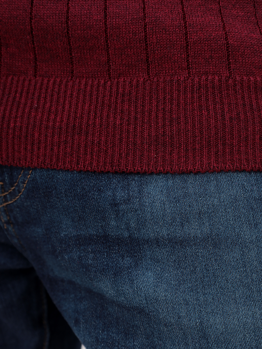 G121-35237-лапша (бордо м.) Джемпер мужской