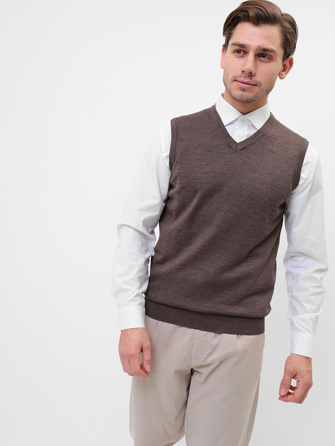 G125-EV (табак) Жилет мужской