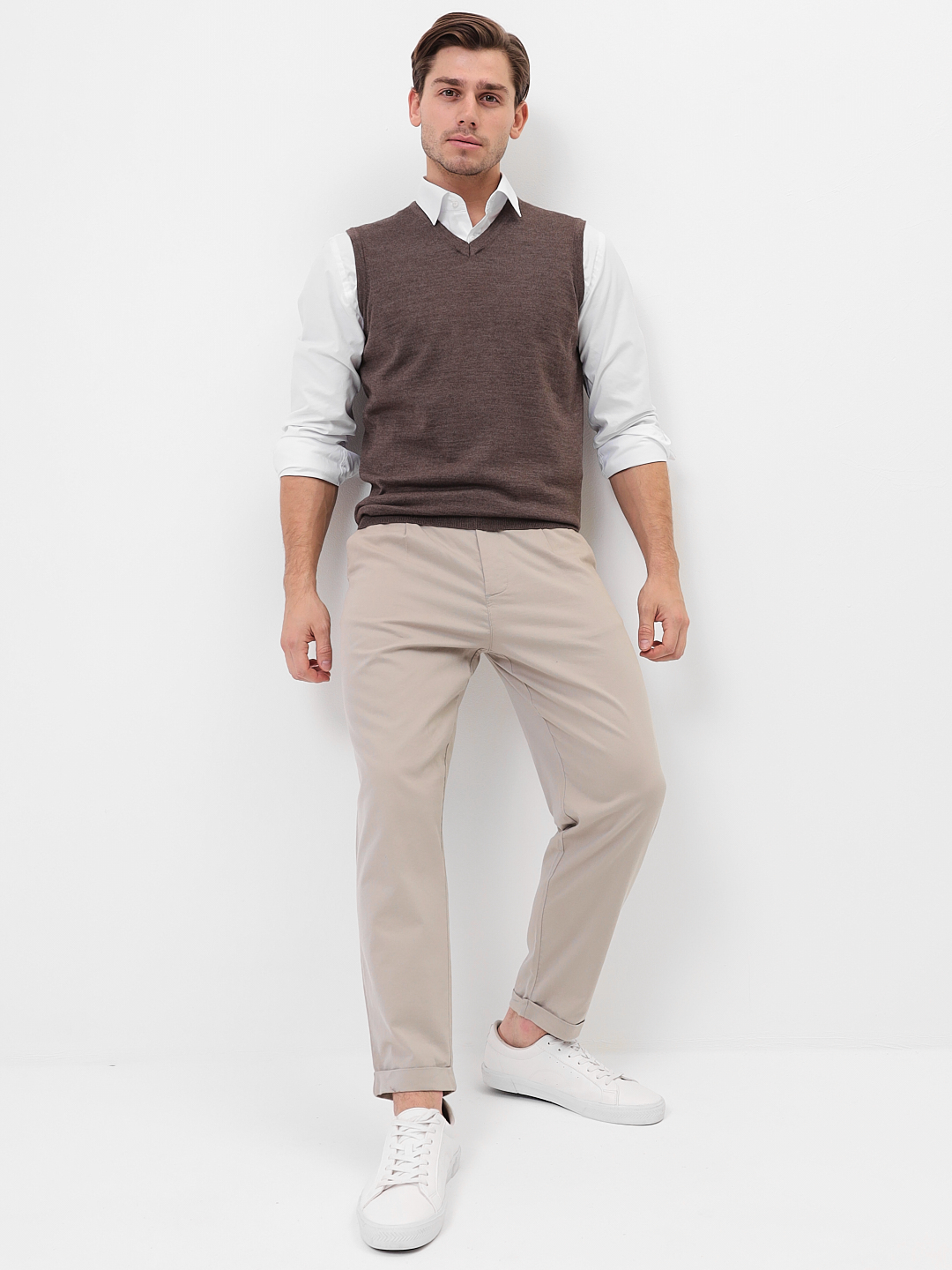 G125-EV (табак) Жилет мужской