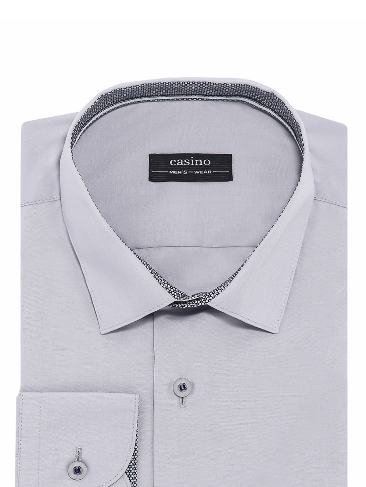 c310/157/GR/Z/1p Сорочка мужская длинный рукав