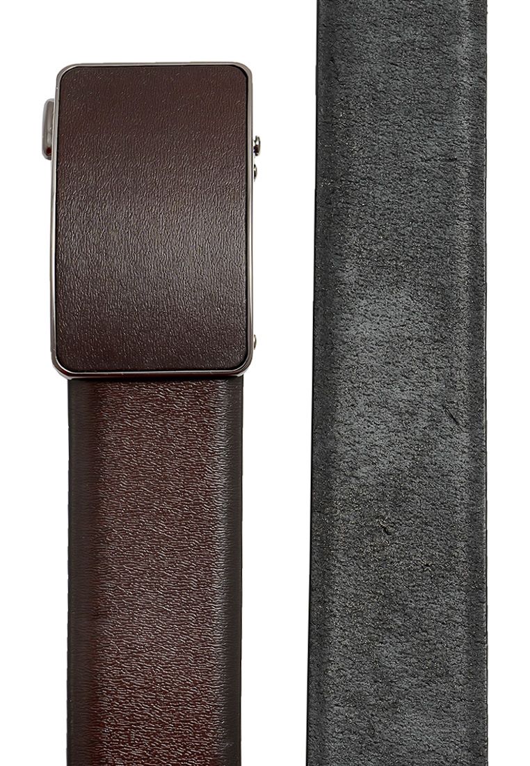 Crt48/A гладк.т.коричн Ремень кожаный мужской