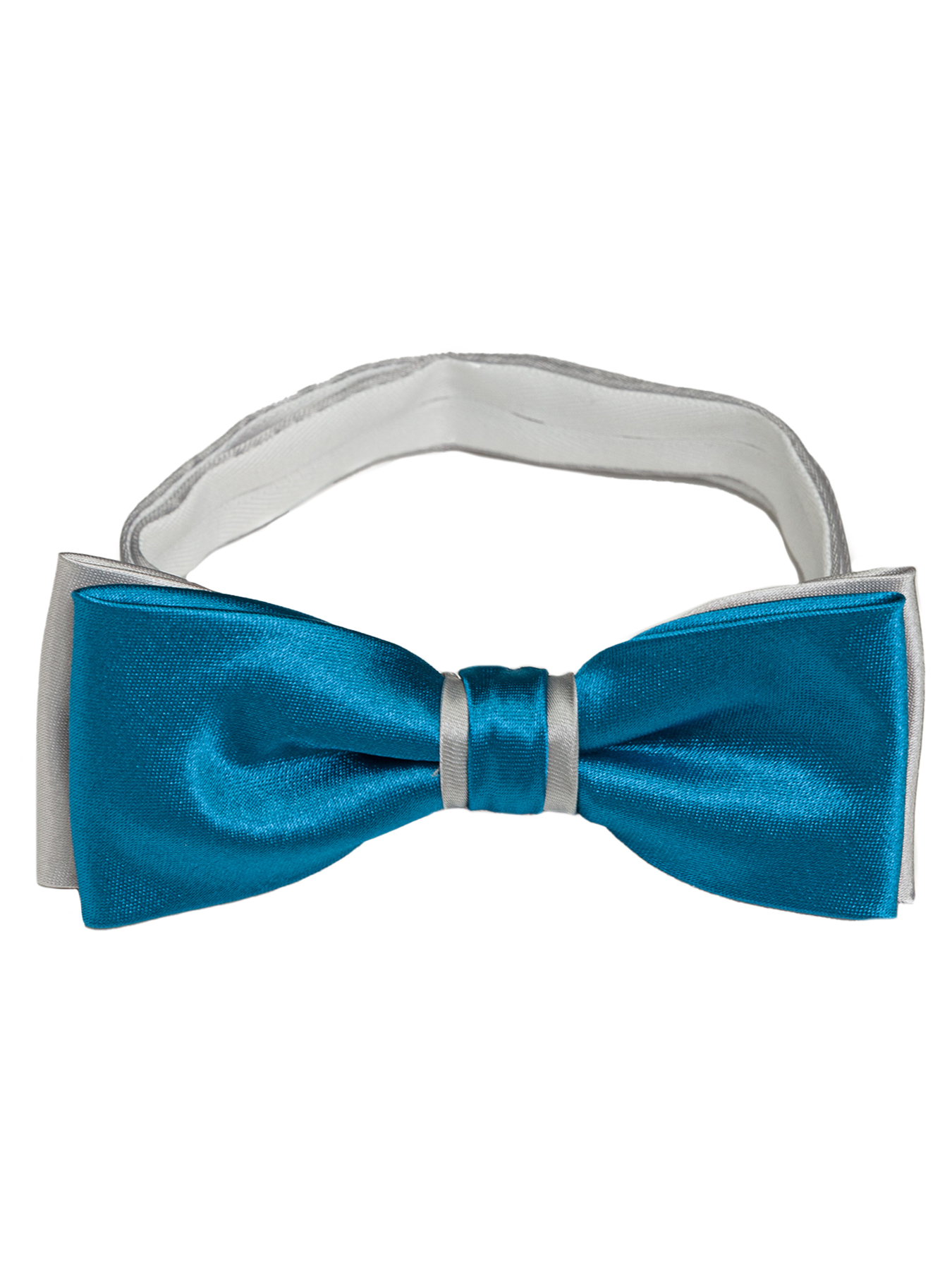 Greg-poly 19-серо-голуб.1.200 Галстук-бабочка мужской