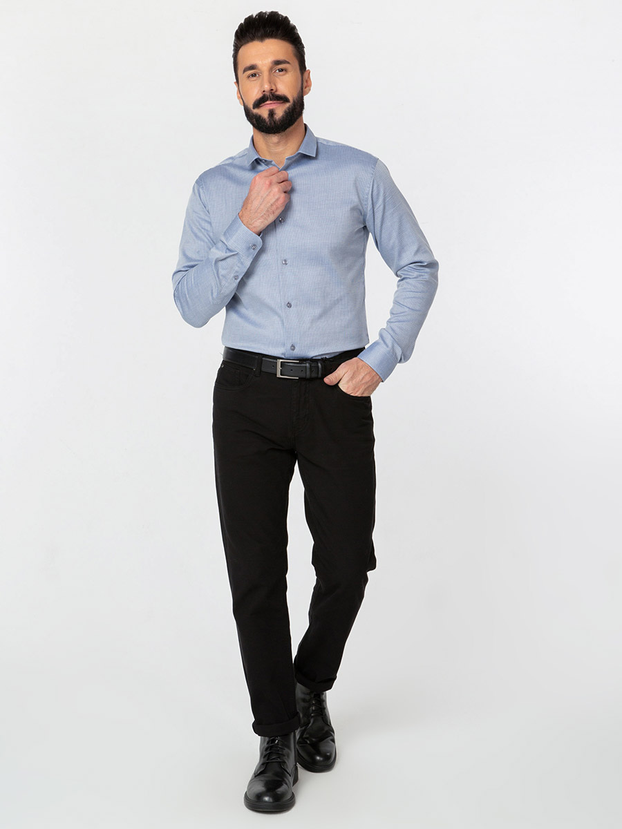 313/131/8676/Z Сорочка мужская длинный рукав