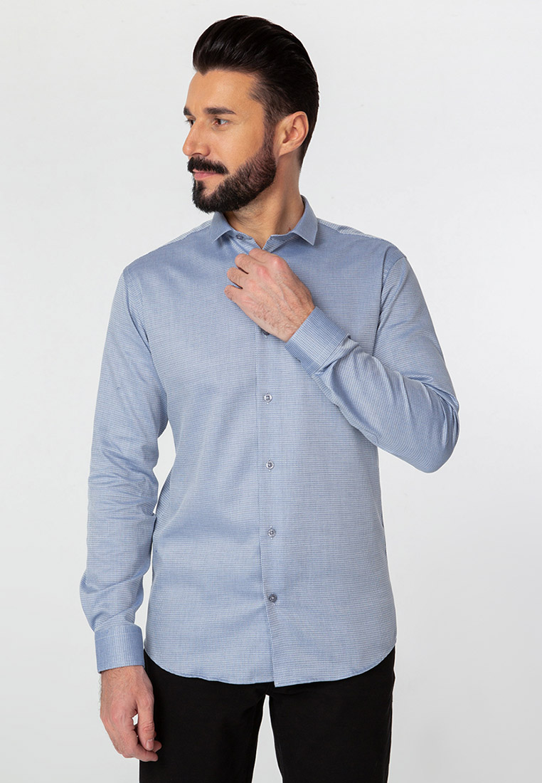 313/131/8676/Z Сорочка мужская длинный рукав