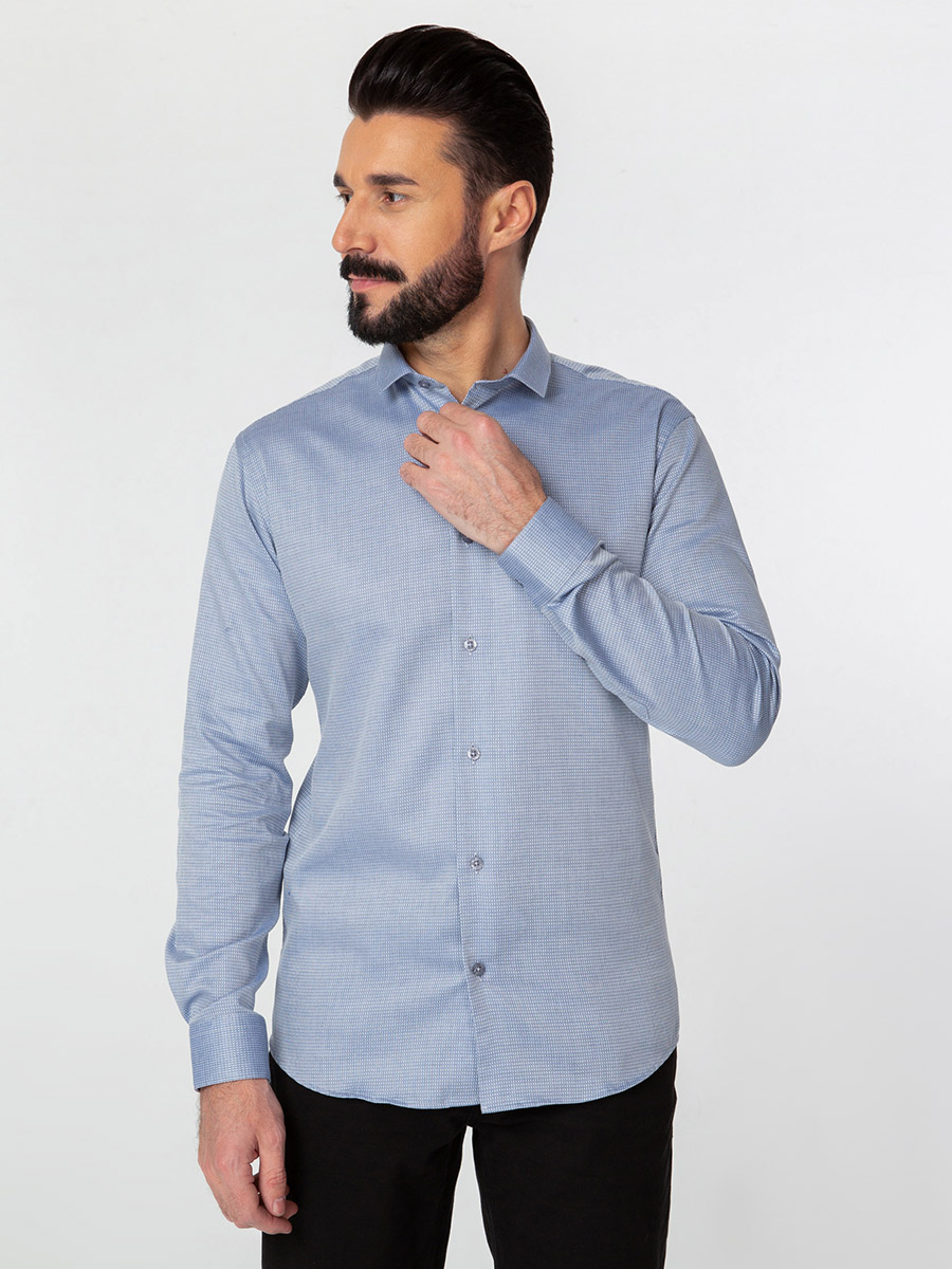 313/131/8676/Z Сорочка мужская длинный рукав