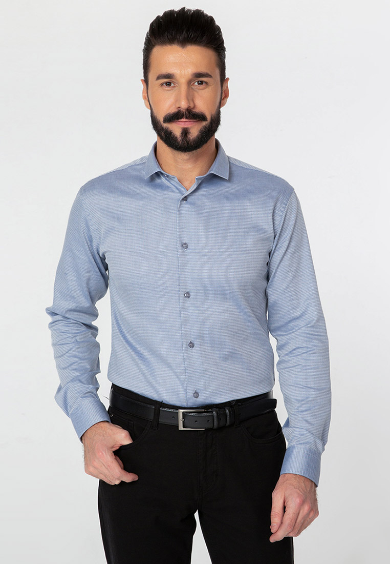 313/131/8676/Z Сорочка мужская длинный рукав