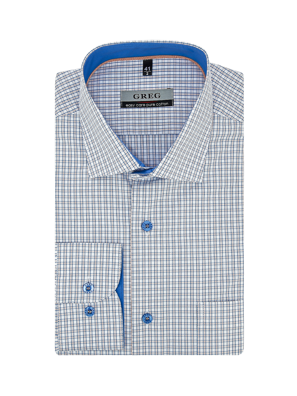 125/111/2575/1p Сорочка мужская длинный рукав