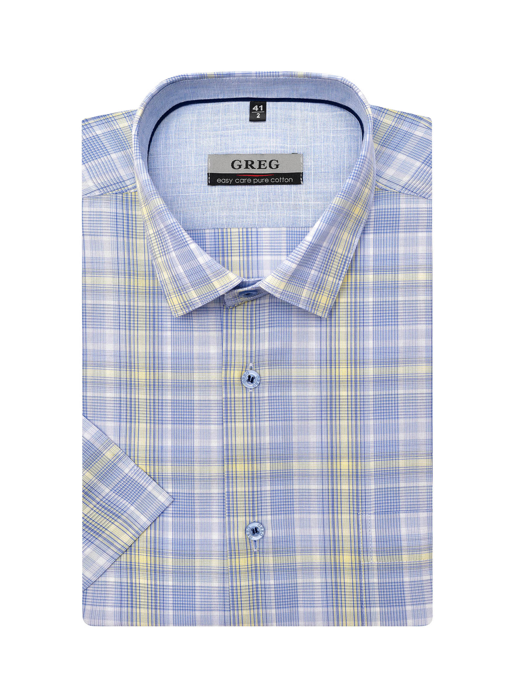 255/201/0260/C/1p Сорочка мужская короткий рукав