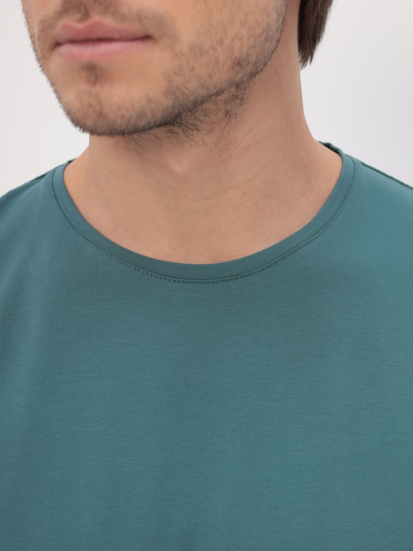 G145-KO-SA-S5124 (т.ментол) Футболка мужская короткий рукав