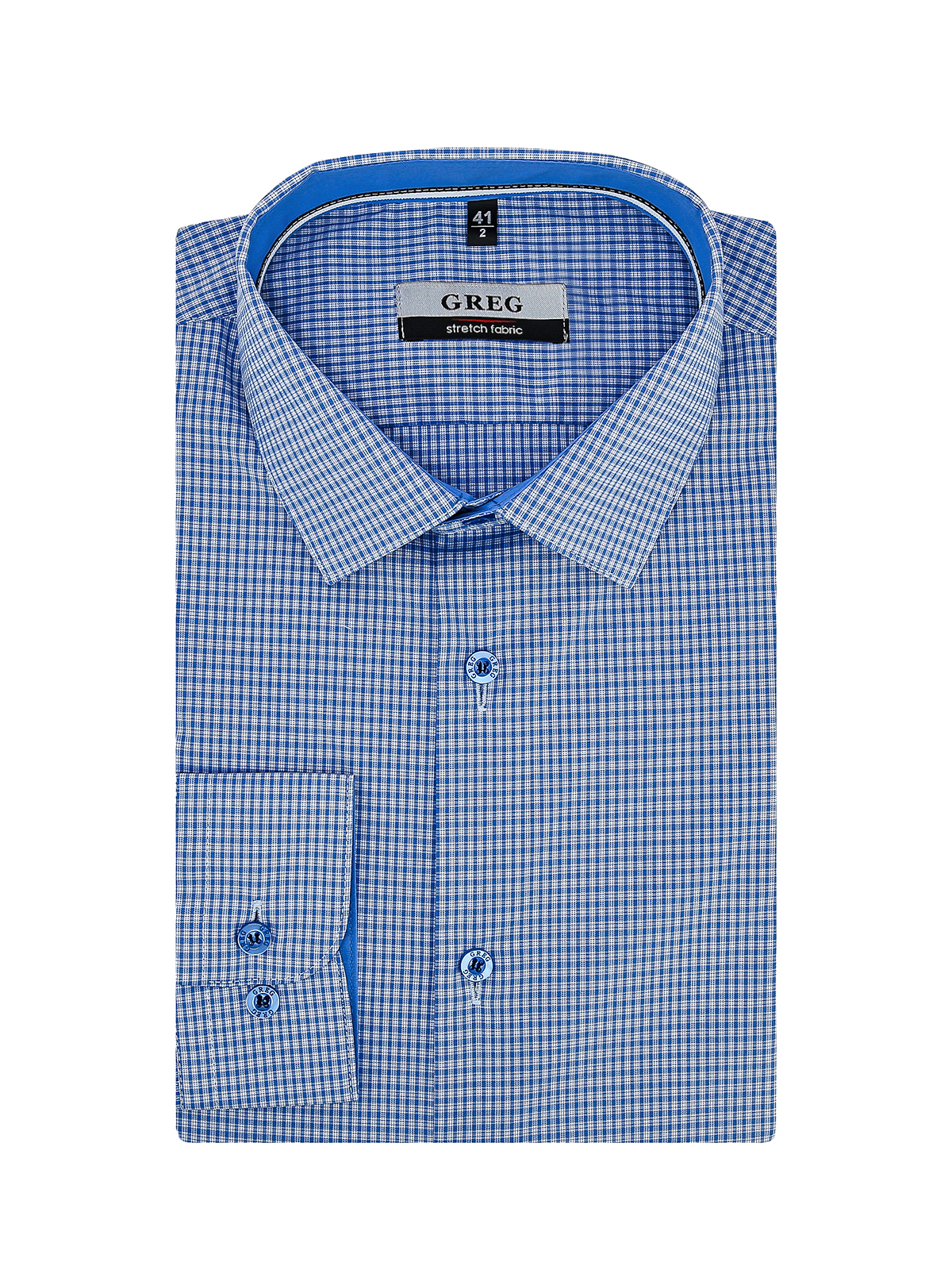 215/238/0099/ZN/1p STRETCH Сорочка мужская длинный рукав