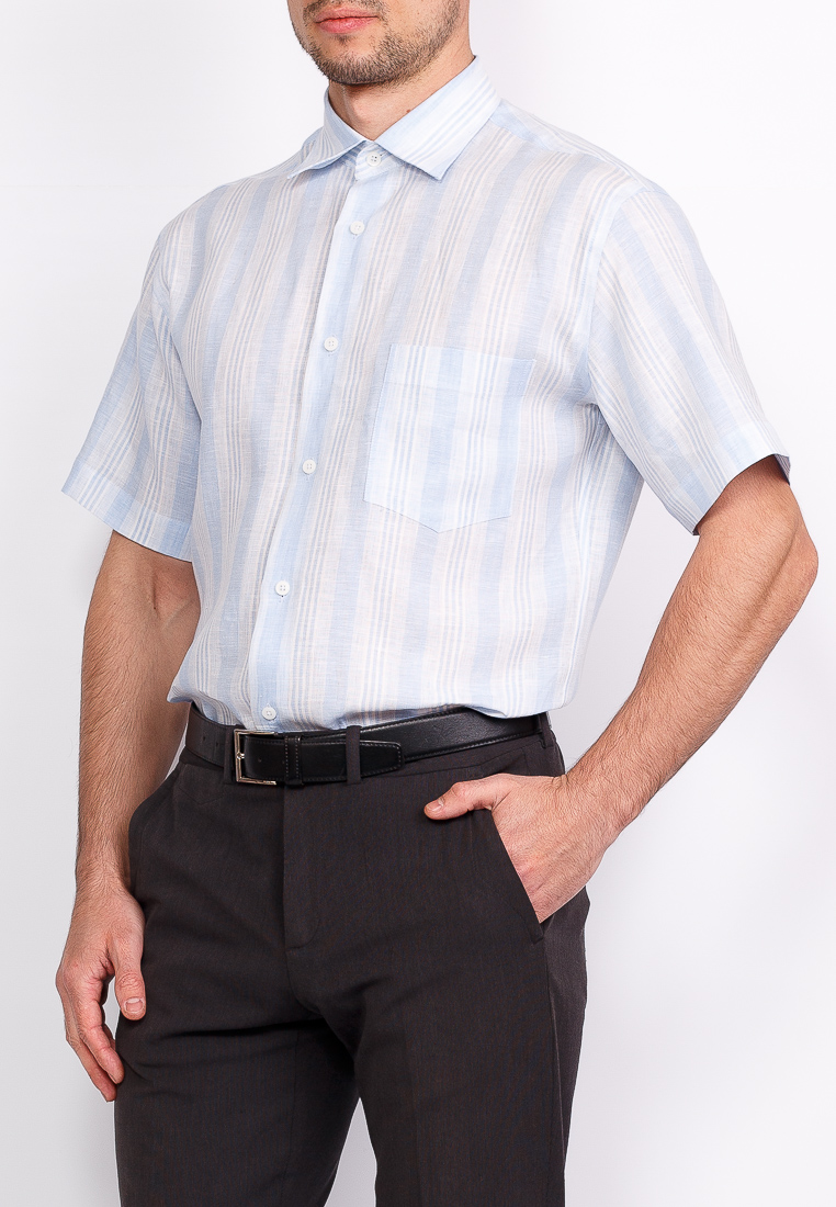 121/301/L/Z Сорочка мужская короткий рукав