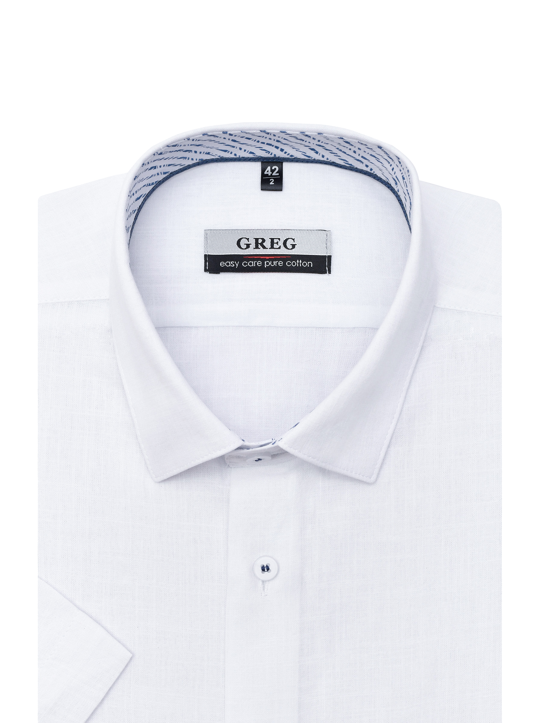 100/201/FLAM/C/3p Сорочка мужская короткий рукав