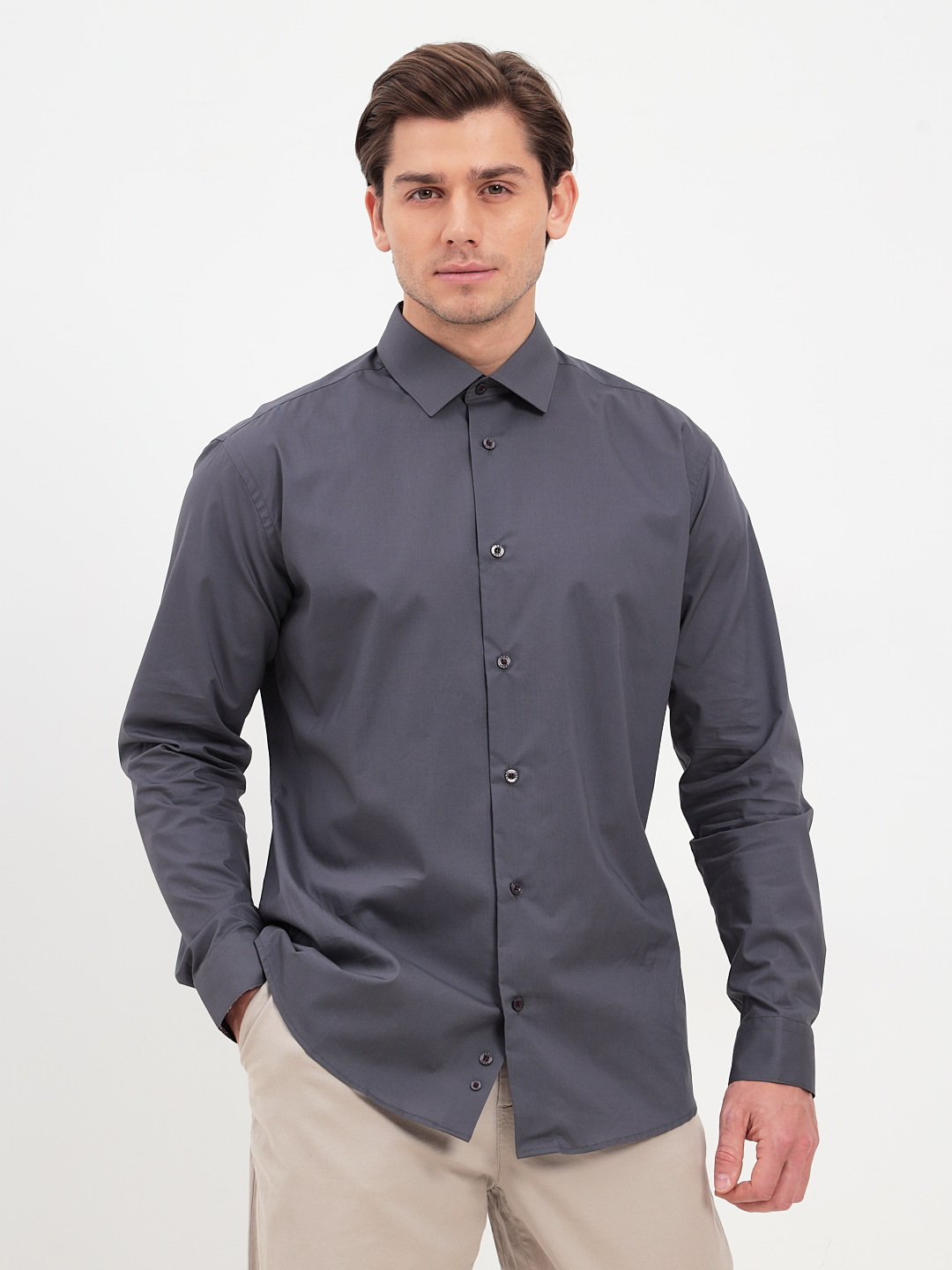 330/237/0873/Z/1p STRETCH Сорочка мужская длинный рукав