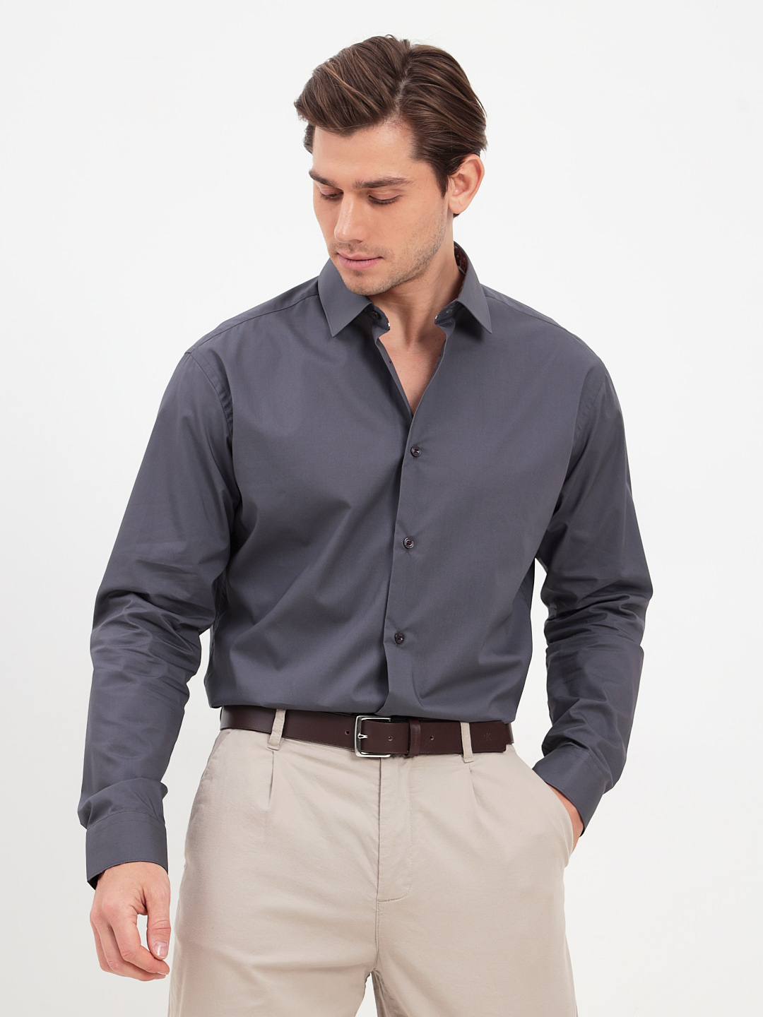 330/237/0873/Z/1p STRETCH Сорочка мужская длинный рукав