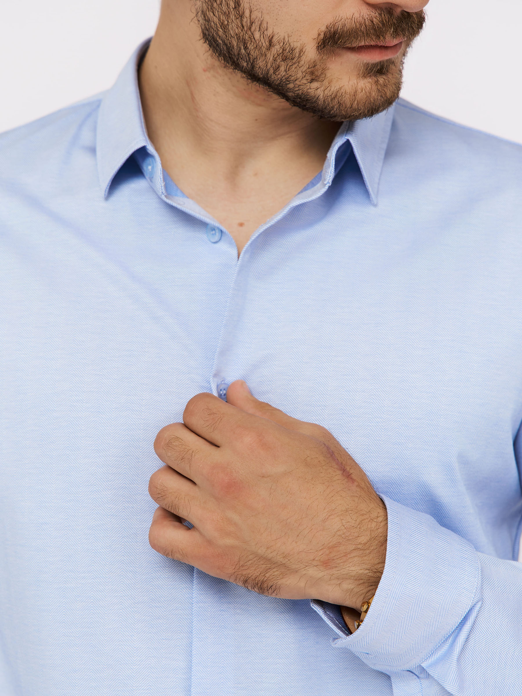 SK203/131/0414/ZN Рубашка трикотажная мужская