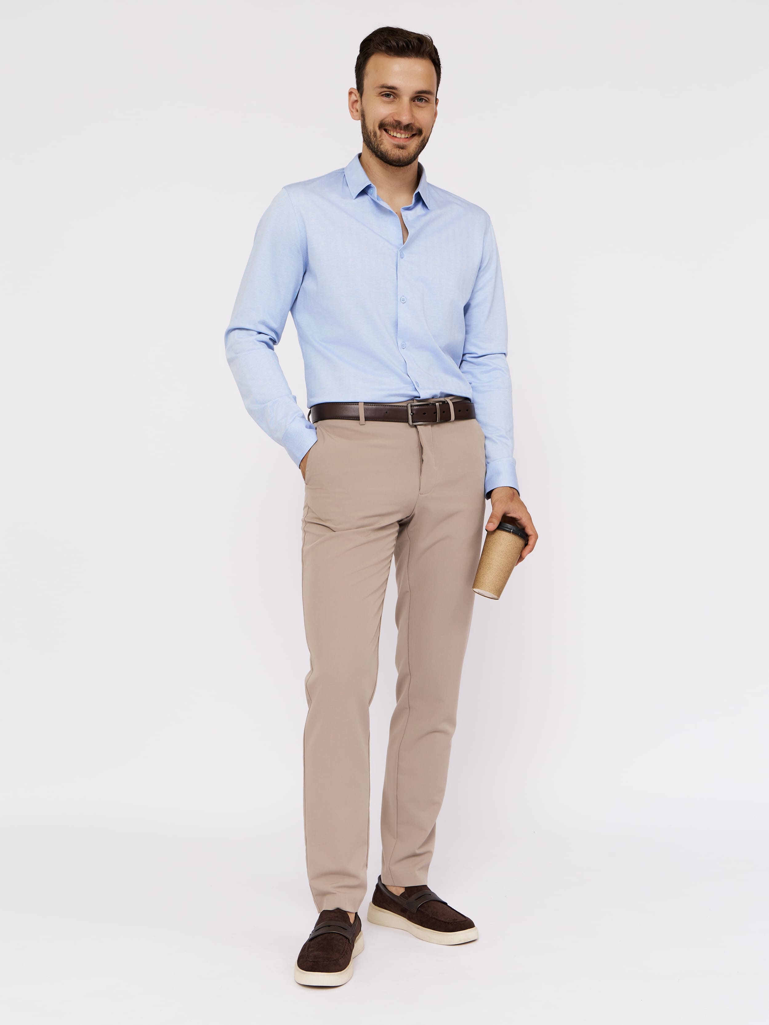 SK203/131/0414/ZN Рубашка трикотажная мужская