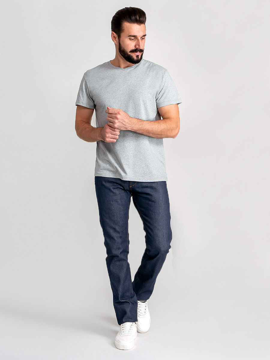 G146-RM-0001 (св.серый м.) Футболка мужская короткий рукав